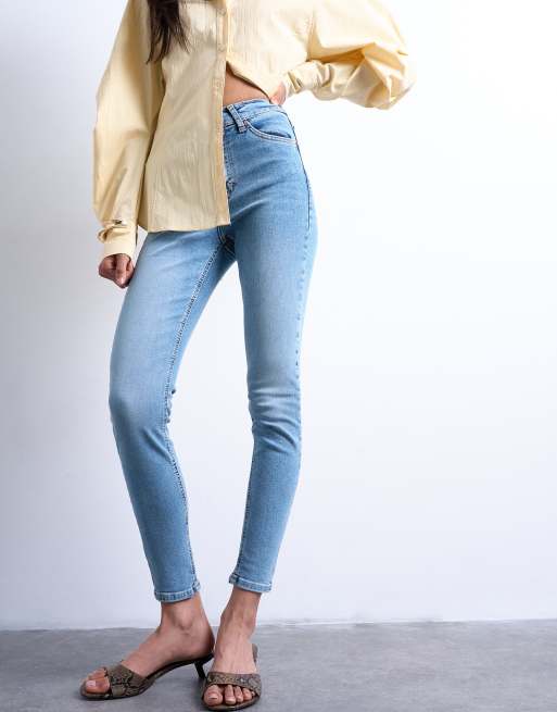 Topshop – Jamie – Blekta, skinny jeans med hög midja, 2 av 7