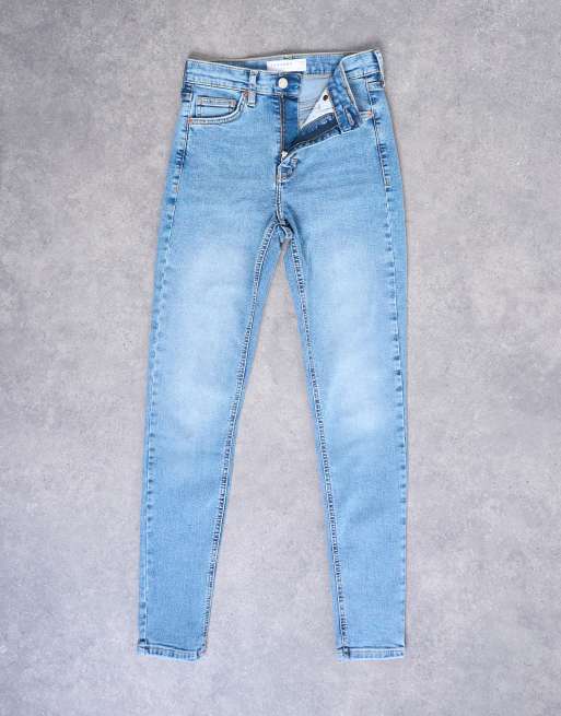 Topshop – Jamie – Blekta, skinny jeans med hög midja, 6 av 7