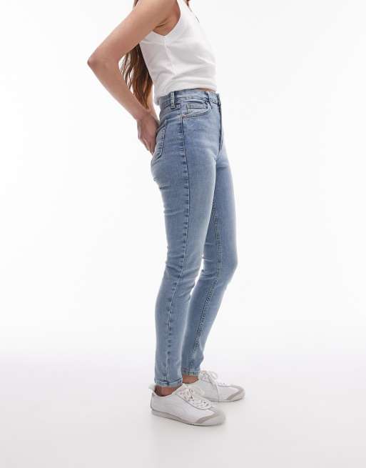 Topshop – Jamie – Blekta, skinny jeans med hög midja, 2 av 5