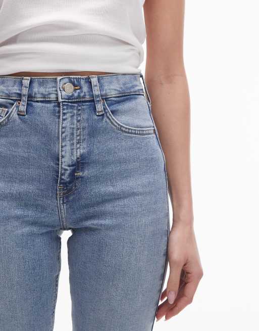 Topshop – Jamie – Blekta, skinny jeans med hög midja, 3 av 5