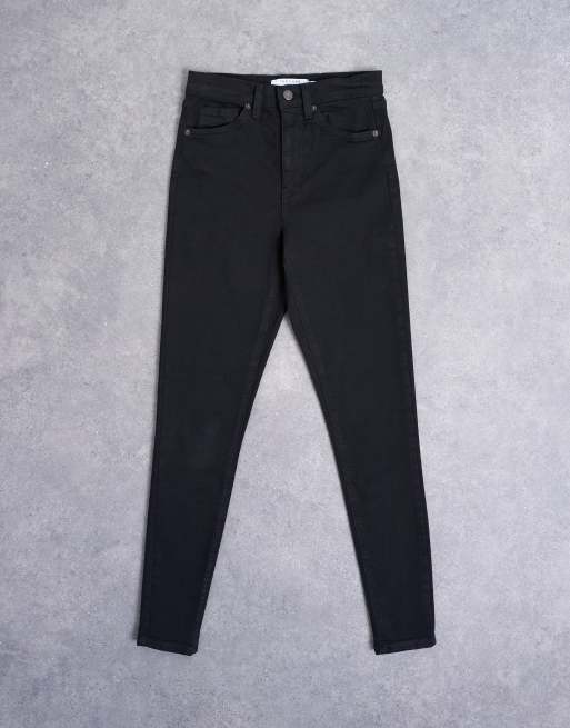 Topshop Jamie high rise skinny jean in black, 6 of 7