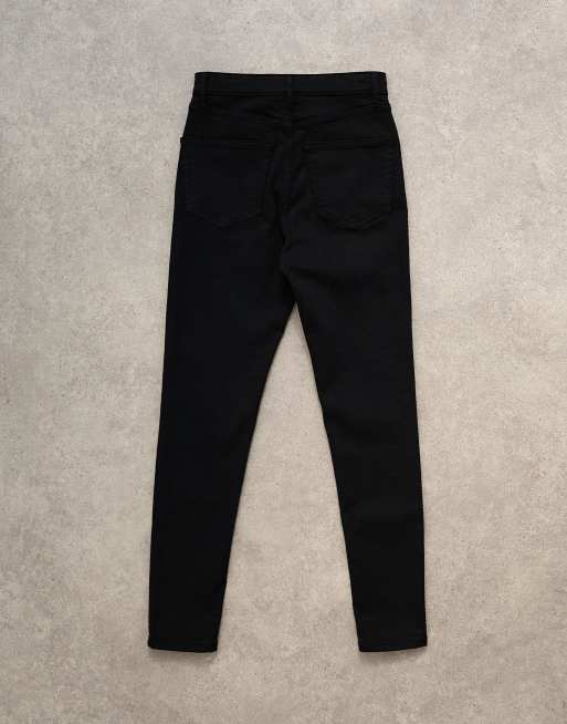 Topshop Jamie high rise skinny jean in black, 7 of 7