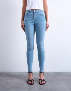 Jamie high rise skinny jean in bleach