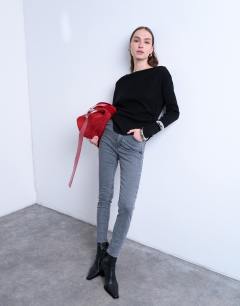 Jamie high rise skinny jean in grey