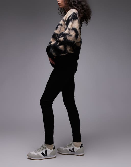 Topshop Jamie jeans in black 