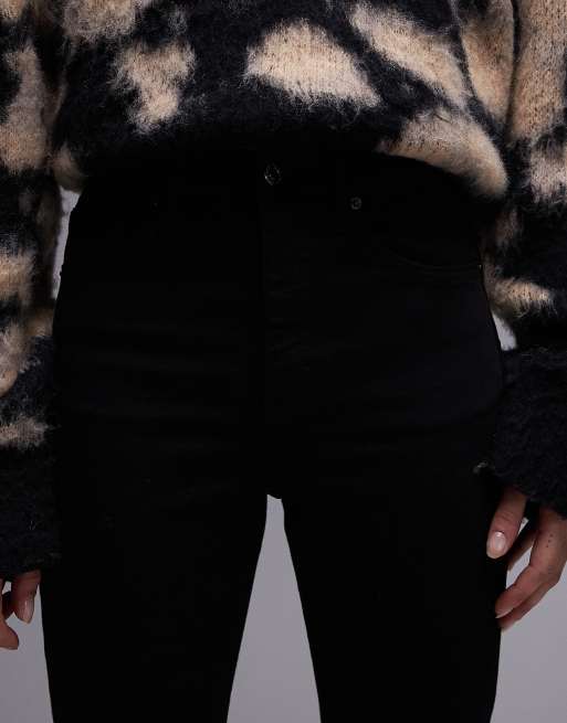 Topshop Jamie jeans in black 