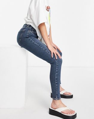 Jeans slim Topshop - Jamie - Jean - Bleu authentique