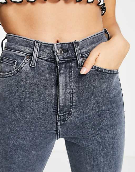 Topshop - Jamie - Jean - Gris fumée , 2 de 4