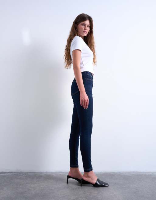 Topshop - Jamie - Jean skinny à taille haute - Brut, 3 de 7