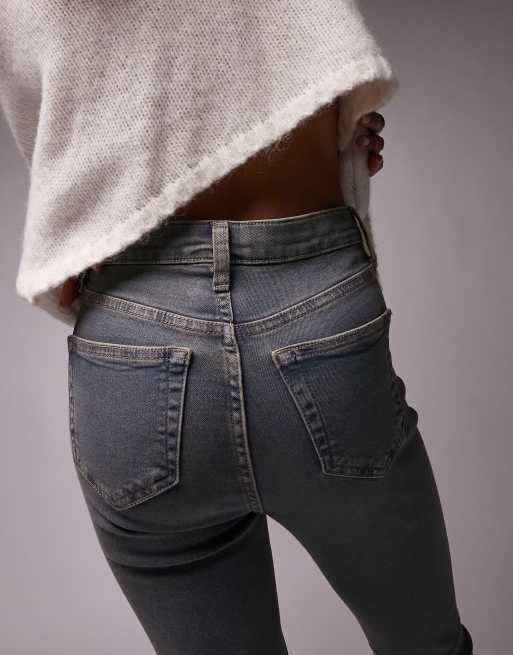 Jean Topshop Jamie Blanc Déchiré Aux Genoux - Taille W25 L34 - Occasion Très Bon état