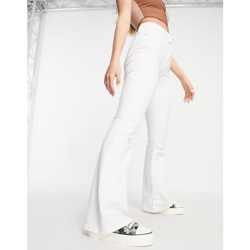 SFhVd Jeans a zampa Topshop - Jamie - Jeans a zampa bianchi