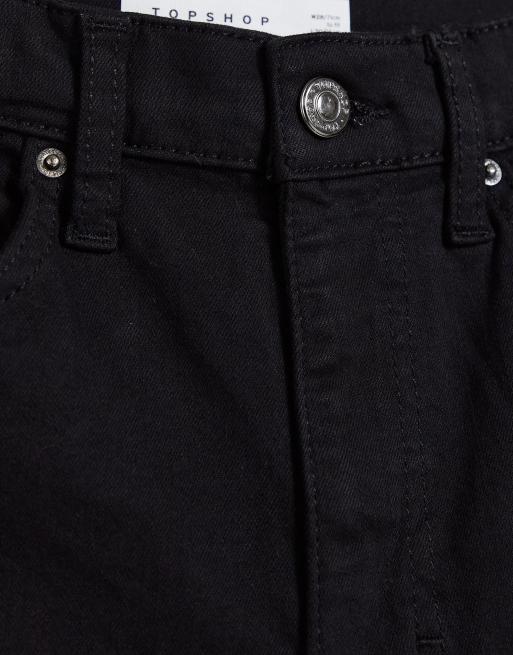 Topshop - Jamie - Jeans a zampa nero slavato medio, 3 di 4
