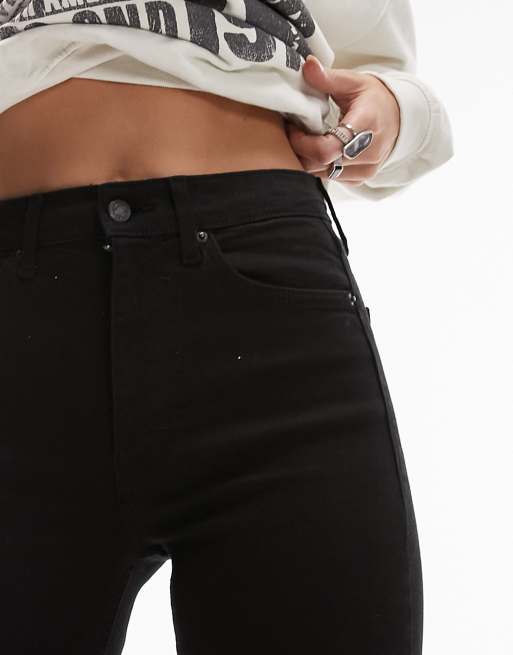 Topshop Jamie jeans in black