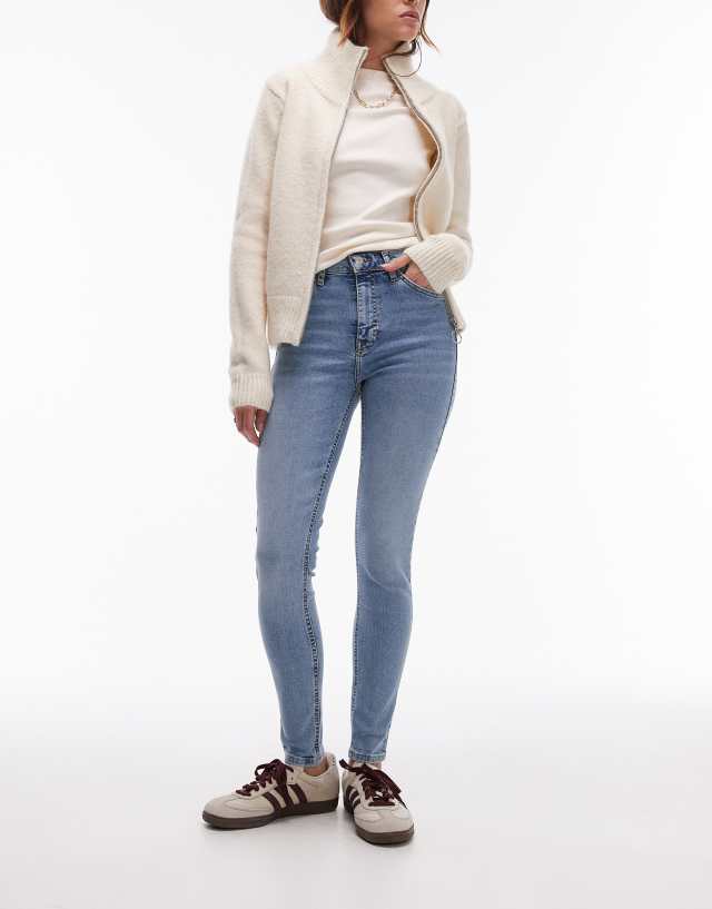 Topshop Jamie jeans in bleach