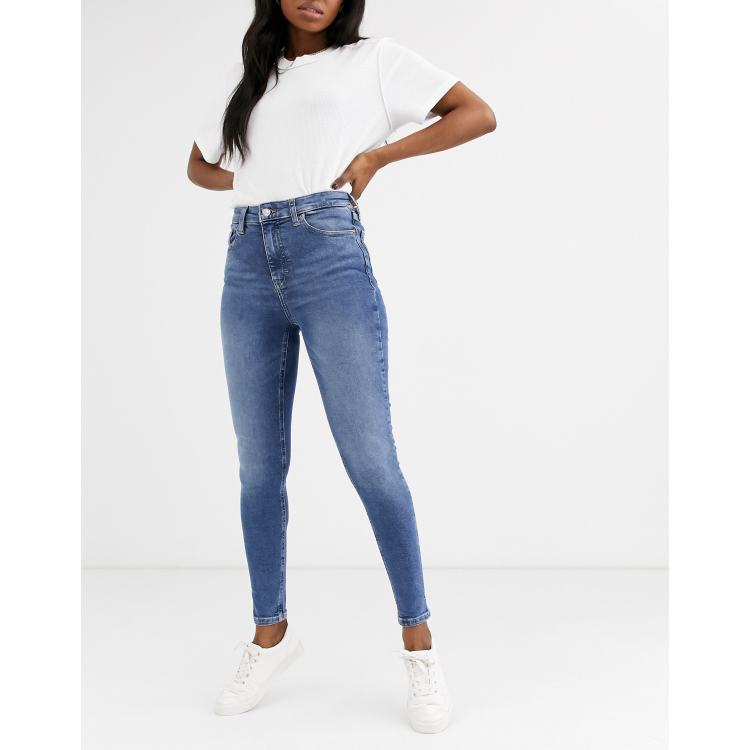 Topshop moto jamie high waist store ankle grazer