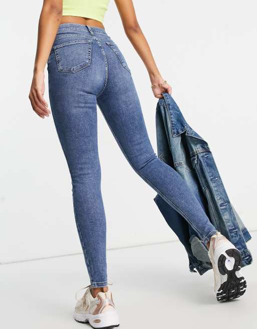 High waisted hot sale jeans topshop