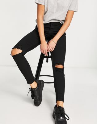 black ripped jamie jeans