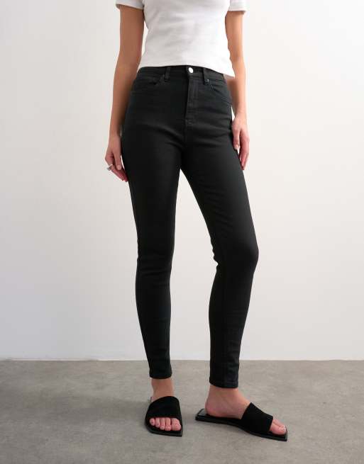 Topshop Jamie skinny high rise jean in black, 2 of 7