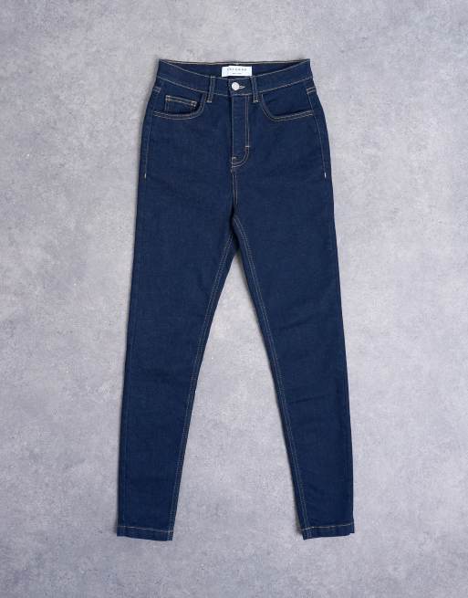 Topshop Jamie skinny high rise jean in rinse, 6 of 7