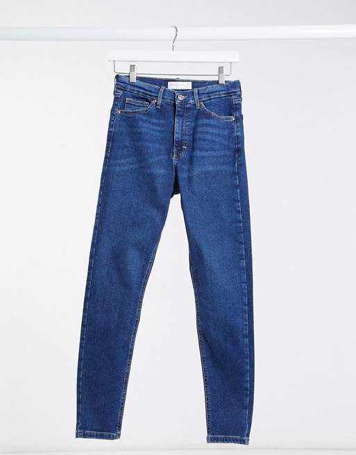 Topshop Jamie jeans in rich blue