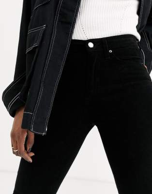 black cord jeans