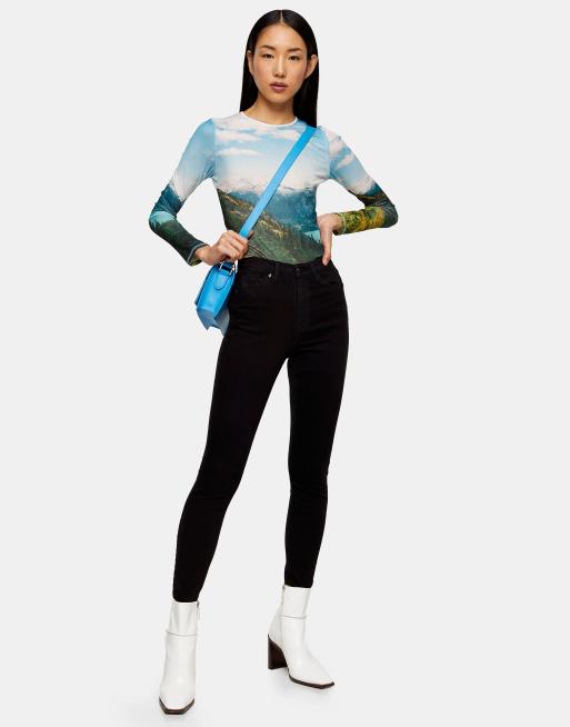 Jamie skinny jeans in black ASOS