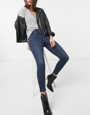 topshop blue black jamie jeans