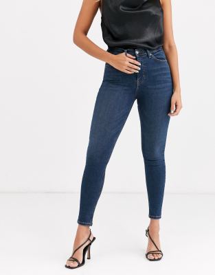 dark blue jeans topshop