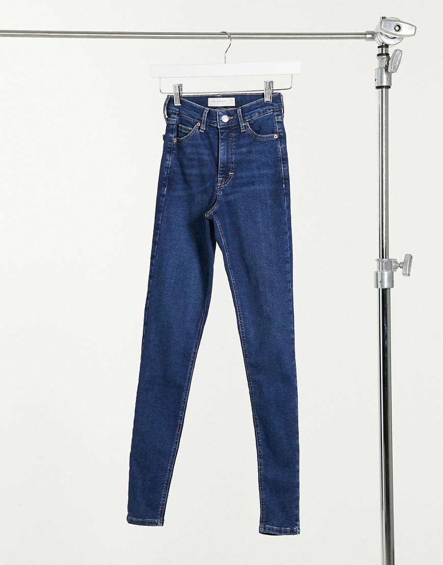 Topshop Jamie skinny jeans in rich blue