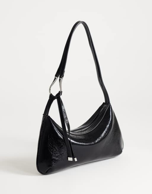 Topshop - Jaye - Kleine schoudertas in zwart, 3 van 4