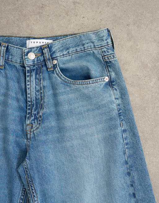 Topshop - Jean court large et léger - Délavé, 6 de 8