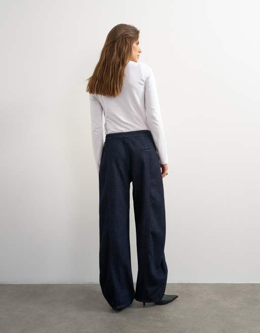 Topshop jean portefeuille devant indigo, 3 de 5