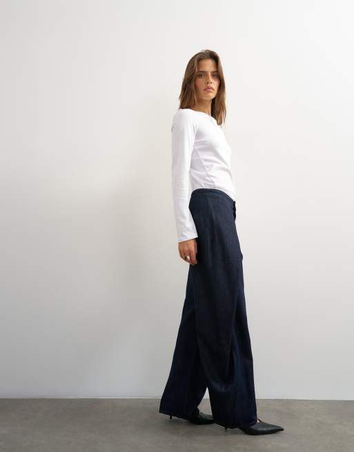 Topshop jean portefeuille devant indigo, 4 de 5