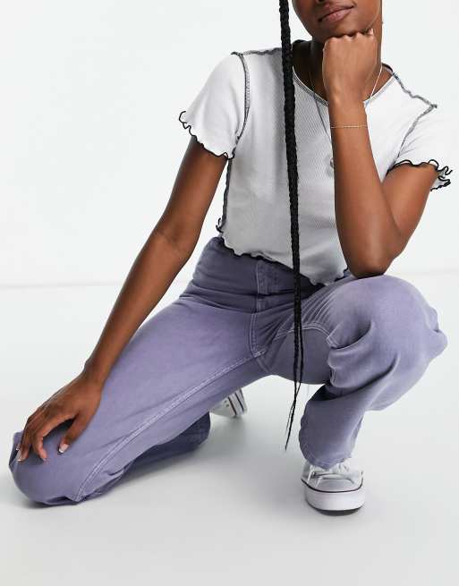 Topshop - Jean style charpentier - Bleu