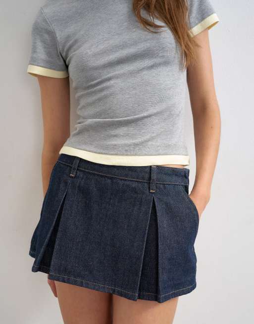 Topshop – Jeansowe spódnicospodnie w kolorze indygo, 2 z 5