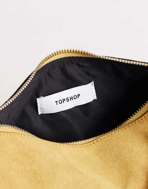 Topshop Jemma small real leather tassel shoulder bag in buttermilk, 4 of 4