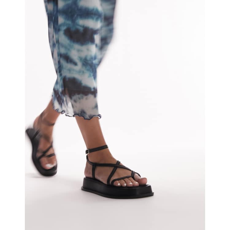 Topshop leather sandals new arrivals