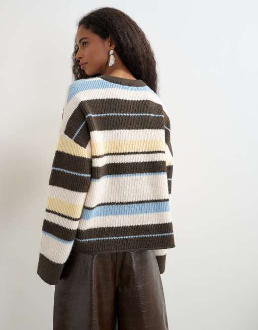 Topshop - jersey de punto fácil con cuello panadero en varios colores, 4 de 4