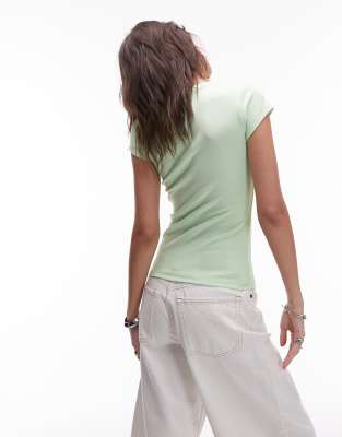 Topshop Jersey St Tropez Graphic Everyday Tee