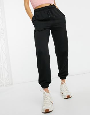 topshop joggers black