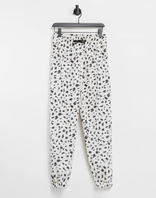 Topshop joggers in animal print ASOS