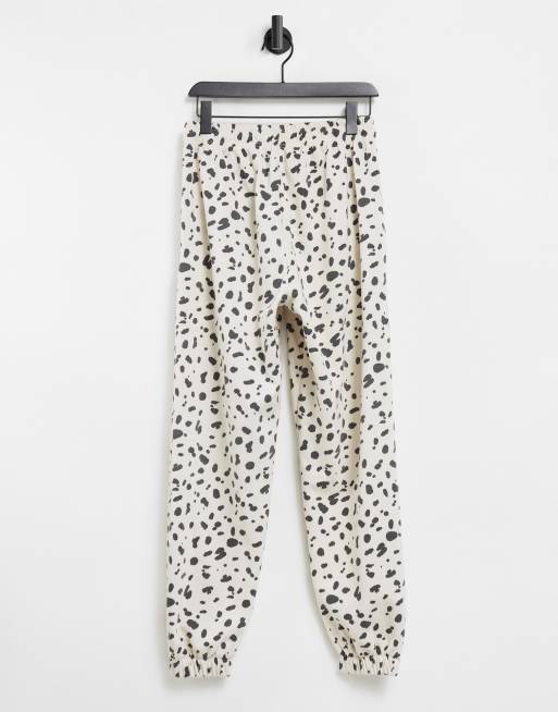 Topshop leopard 2024 print joggers