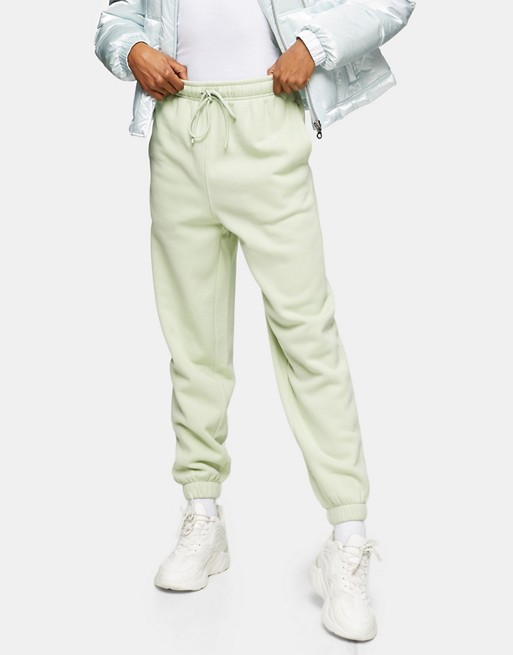 Topshop joggers in sage green