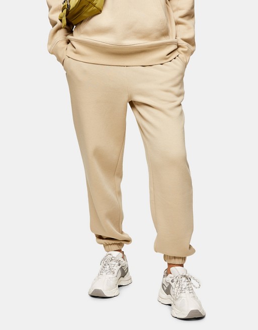 Topshop joggers in sand