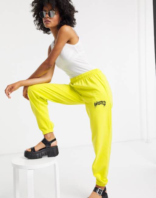 Topshop 2024 yellow joggers