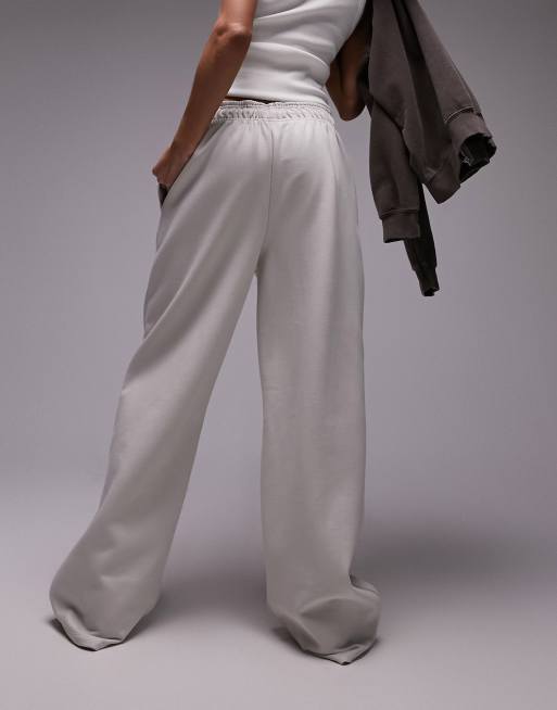 Topshop – Joggersy z prostymi nogawkami w kolorze ecru, 3 z 5