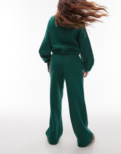 Topshop – Jogginghose in Dunkelgrün mit „Cape Town“-Grafik, Kombiteil, 4 von 5
