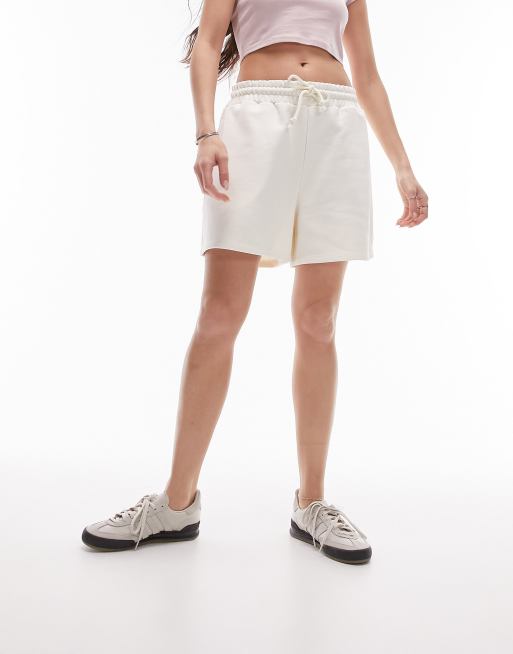 Topshop – Joggingshorts in Ecru