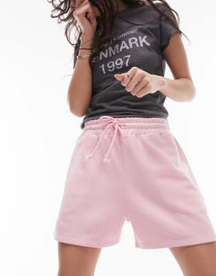 Topshop - Joggingshorts in Rosa