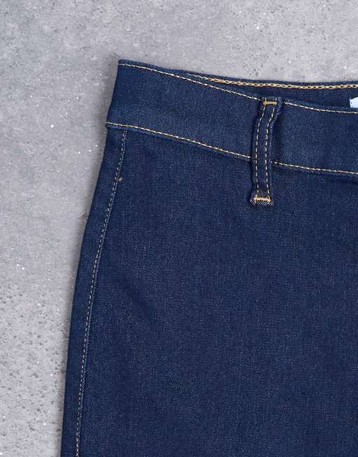 Topshop – Joni – Ciemnoniebieskie obcisłe jeansy z wysokim stanem, 5 z 7